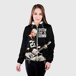Куртка с капюшоном женская System of a Down, цвет: 3D-белый — фото 2