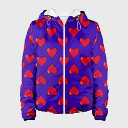 Женская куртка Hearts Pattern