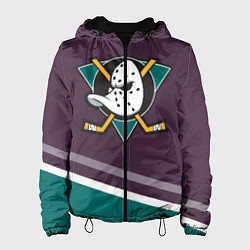 Куртка с капюшоном женская Anaheim Ducks Selanne, цвет: 3D-черный