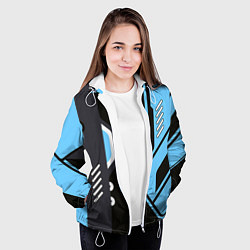 Куртка с капюшоном женская CS:GO Vulcan, цвет: 3D-белый — фото 2