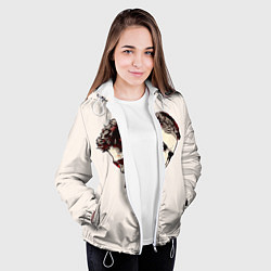 Куртка с капюшоном женская Fight Club: Friends, цвет: 3D-белый — фото 2