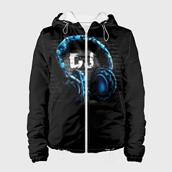 Куртка с капюшоном женская DJ, цвет: 3D-белый