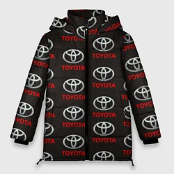 Куртка зимняя женская Toyota, цвет: 3D-черный