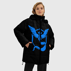 Куртка зимняя женская Pokemon Blue Team, цвет: 3D-красный — фото 2