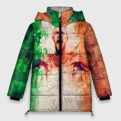 Куртка зимняя женская Conor McGregor: Ireland, цвет: 3D-красный