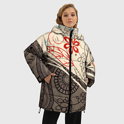 Куртка зимняя женская Прованс, цвет: 3D-черный — фото 2