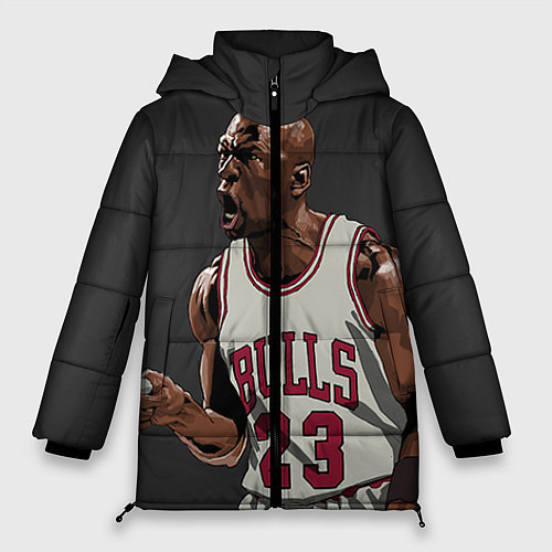 Женская зимняя куртка Bulls 23: Jordan / 3D-Красный – фото 1