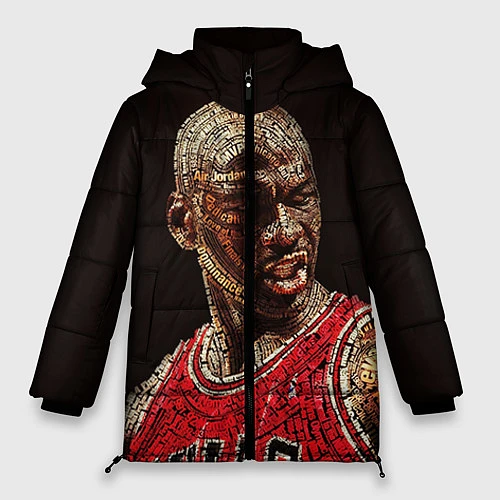 Женская зимняя куртка Michael Jordan / 3D-Красный – фото 1