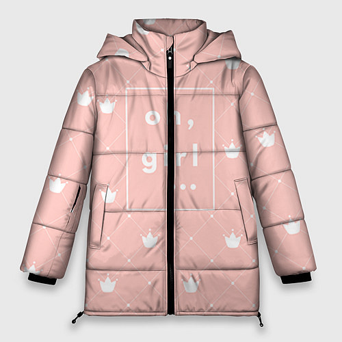 Женская зимняя куртка Oh, girl / 3D-Красный – фото 1