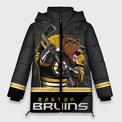 Куртка зимняя женская Boston Bruins, цвет: 3D-черный