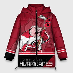 Куртка зимняя женская Carolina Hurricanes, цвет: 3D-черный