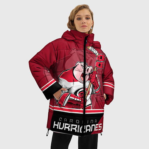 Женская зимняя куртка Carolina Hurricanes / 3D-Черный – фото 3
