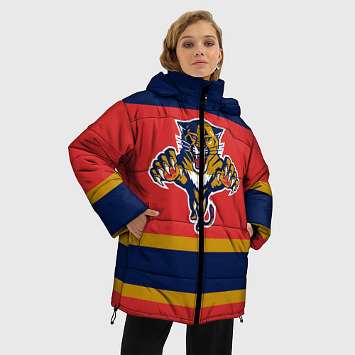 Женская зимняя куртка Florida Panthers / 3D-Красный – фото 3