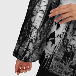 Куртка зимняя женская Березовая роща, цвет: 3D-черный — фото 2