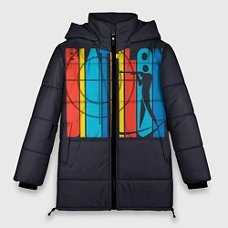Куртка зимняя женская Радужный спорт, цвет: 3D-светло-серый