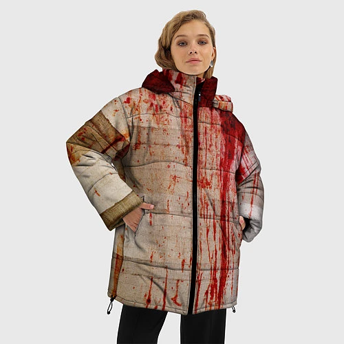 Женская зимняя куртка Бинты 1 / 3D-Черный – фото 3