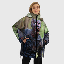 Куртка зимняя женская Zombie, цвет: 3D-черный — фото 2