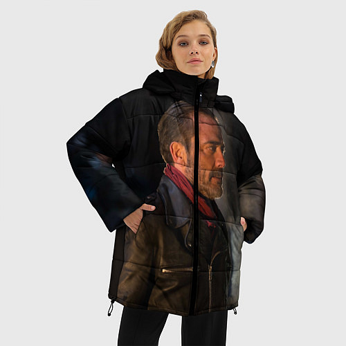 Женская зимняя куртка New / 3D-Черный – фото 3