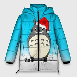 Женская зимняя куртка Тоторо под снегом