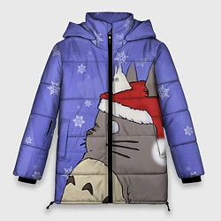 Женская зимняя куртка Тоторо и снег