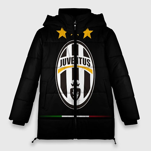 Женская зимняя куртка Juventus: 3 stars / 3D-Красный – фото 1