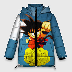 Куртка зимняя женская Small Goku, цвет: 3D-светло-серый