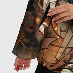 Куртка зимняя женская Воин крепости, цвет: 3D-черный — фото 2