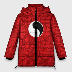 Куртка зимняя женская Yin Yang, цвет: 3D-черный