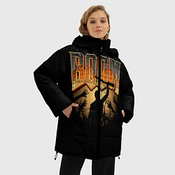 Куртка зимняя женская Zombie Boom, цвет: 3D-черный — фото 2
