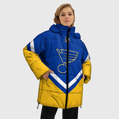 Женская зимняя куртка NHL: St. Louis Blues / 3D-Красный – фото 3