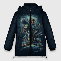 Куртка зимняя женская Подводная охота, цвет: 3D-светло-серый