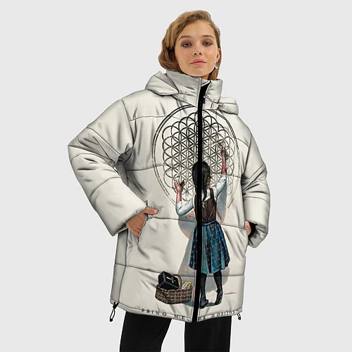 Женская зимняя куртка Bring Me The Horizon / 3D-Черный – фото 3