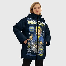Куртка зимняя женская Nuka Bombs, цвет: 3D-черный — фото 2