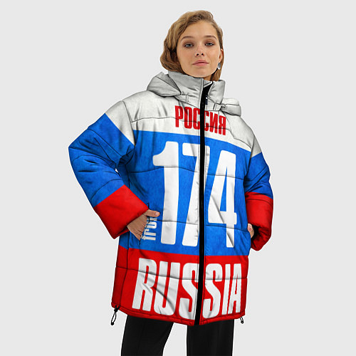 Женская зимняя куртка Russia: from 174 / 3D-Черный – фото 3