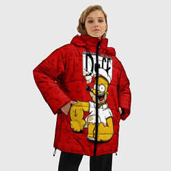 Куртка зимняя женская Duff Beer, цвет: 3D-черный — фото 2