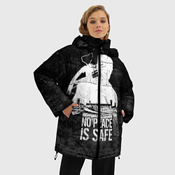 Куртка зимняя женская No Place is Safe, цвет: 3D-черный — фото 2