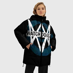 Куртка зимняя женская Watch Dogs 2, цвет: 3D-черный — фото 2