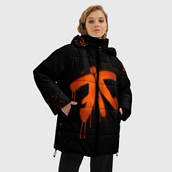 Куртка зимняя женская Fnatic: Black collection, цвет: 3D-черный — фото 2