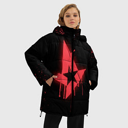 Куртка зимняя женская Astralis: Black collection, цвет: 3D-черный — фото 2