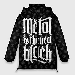 Куртка зимняя женская Metal is the new Black, цвет: 3D-красный