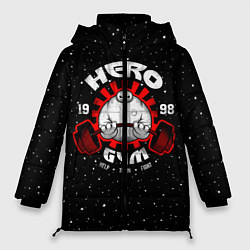 Куртка зимняя женская Hero Gym, цвет: 3D-черный