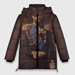 Куртка зимняя женская Александр III Миротворец, цвет: 3D-черный