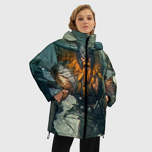 Женская зимняя куртка Olaf / 3D-Черный – фото 3