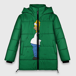 Куртка зимняя женская Гомер в кустах, цвет: 3D-светло-серый