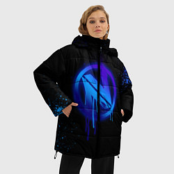 Куртка зимняя женская EnVyUs: Black collection, цвет: 3D-светло-серый — фото 2