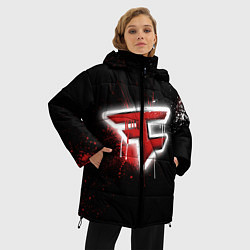 Куртка зимняя женская FaZe Clan: Black collection, цвет: 3D-черный — фото 2