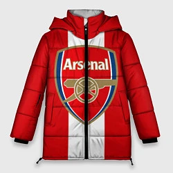 Куртка зимняя женская Arsenal FC: Red line, цвет: 3D-красный