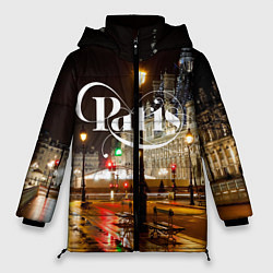 Куртка зимняя женская Night Paris, цвет: 3D-светло-серый