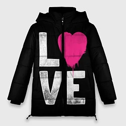 Куртка зимняя женская Love Heart, цвет: 3D-светло-серый