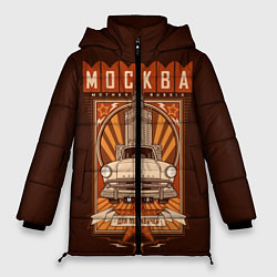 Куртка зимняя женская Moscow: mother Russia, цвет: 3D-черный